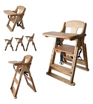 Export to Japan quality - foldable wooden high chair / feeding chair