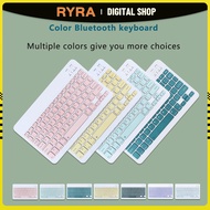 【Worth-Buy】 Ryra Mini Macarone Bluetooth Keyboard Wireless Keyboard Rechargeable For Phone Keyboard For Ios 10 Inches