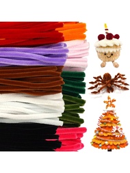 [Value Thick Fuzzy Wire Schemes] 10mm Upgrade And Thicken Pipe Cleaners Craft Supplies With Step By 