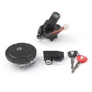 Ignition Switch Seat Gas Cap Cover Lock Key Set for kawasaki KL110 KLX125 KLX250 2010-2014