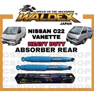HEAVY DUTY NISSAN C22 VANETTE ABSORBER REAR OIL ORIGINAL WALDEX SUSPENSION