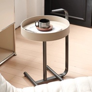 High-End Luxury Light Table Feeling Balcony Small Apartment Corner Small Round Sofa Table Designer M