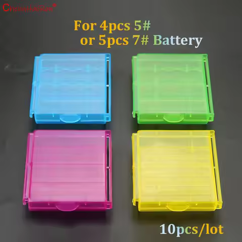 30PCS/LOT PP Plastic Electronic Component Storage Box For 5#7#18650 Battery Storage Box Protective B