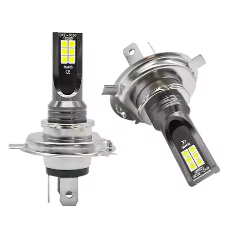 2Pcs Super Bright H4 H7 Led Bulb Car Headlight Motorcycle H1 H3 H8 H9 H11 Auto Fog Lamps 9005 9006 H