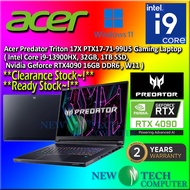 *CLEARANCE STOCK* ACER PREDATOR TRITON 17X PTX17-71-99U5 i9-13900HX 32GB 1TB SSD RTX4090 RTX 4090 16