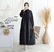 Alfina Dress Gamis Rayon Alfina Maxy Dress Gamis Rayon Murah Dress Alfina