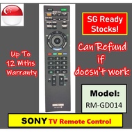 SONY TV Remote Control RM-GD014 / Brand NEW [Singapore Warranty]