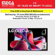 LG OLED65G3PSA 65" OLED EVO 4K SMART TV + FREE $300 GROCERY VOUCHER + WALLMOUNT (DELIVER BY 15/06/2024)