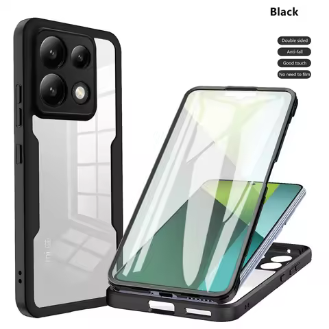 Double Protect Shield Cover for POCO X6 Pro, M6 Pro, F5 Pro, X5, X4 GT, X4 Pro, M4 Pro, F3, X3 Pro, 