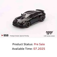 PreSale MINIGT 1:64 Portsche 911 992 GT3 R RS Dakar รถ Diecast ของเล่นโมเดลดึงหลังและชุดของเล่นยานพา