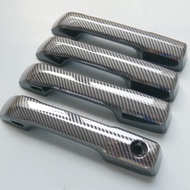 ZiWen Sport Door Handle Cover Trims for Toyota Tacoma 2024 2025 2026 4Runner 2025 2026 (Carbon Fiber