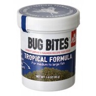 A6578 FLUVAL BUG BITES TROPICAL GRANULES FOR MEDIUM TO LARGE FISH 1.6OZ 45G MADE IN CANADA