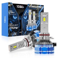 YOBIS Car LED Headlight 170WS Double Copper Tube Far Near Integrated H4/H1 Modified LED Headlight