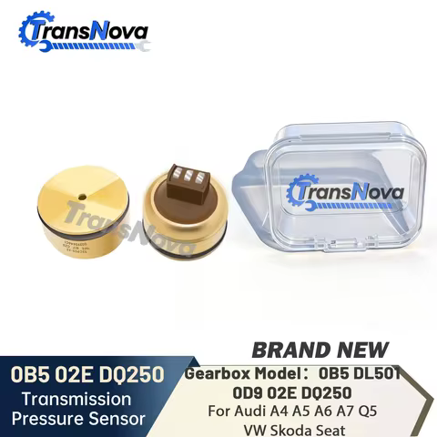 TransNova 0B5 02E DQ250 0D9 Transmission Clutch Pressure Sensor TCU TCM Control Unit For 6 Speed DSG
