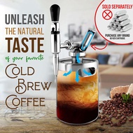 Nitro Cold Brew Coffee Maker Mini Home Brew Kegerator Keg Kit Stainless Steel Keg Growler with cream