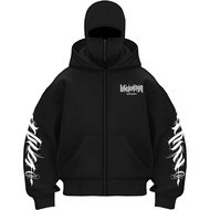 Enoch |   Large Zippered Balaclava Hoodie |   Dust Justice
