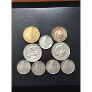 Netherlands A Set Of Coins 1967 -1991 ( 9 Coins )