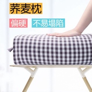 KY/💥Buckwheat Pillow Cotton Adult Buckwheat Husk Cervical Spine Pillow Insert Single High Pillow Hard Pillow Square Pill