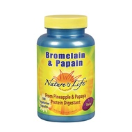 Natures Life Bromelain & Papain | Proteolytic Enzymes for Digestive Support & Comfort | from Pineapp