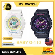 Baby-G BA110 Watch Woman Day BA-110TM Night Sports Trend Student Baby A Watch for Girl strap accesso