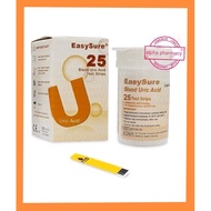 Easysure Blood Uric Acid Strips (25's)