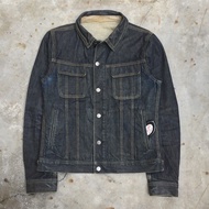 Hare Rigid Indigo Denim Trucker Jacket