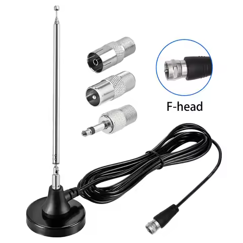 Multi-Purpose Antenna Two-In-One (Ground Wave + Radio) Radio Antenna Fm/Am Antenna Dab Digital Anten