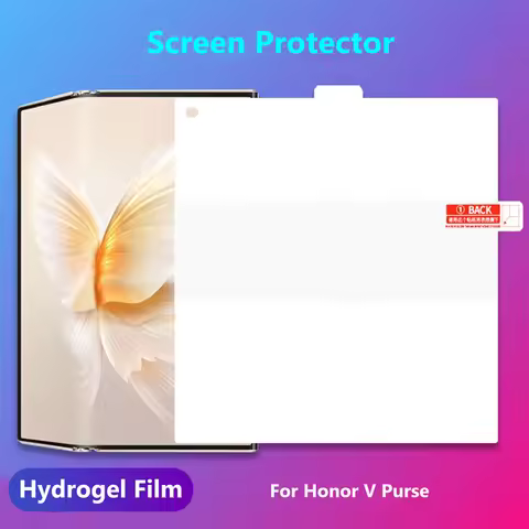For Honor V Purse VPurse 7.71" Clear TPU / Matte Anti-Fingerprints Hydrogel Full Cover Soft Screen P