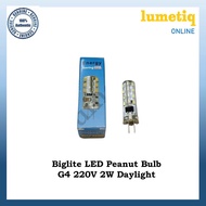 LED PEANUT BULB G4 220V 2W DAYLIGHT