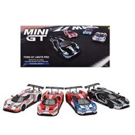 【工匠模型】MINI GT 全球限定 福特 Ford GT LMGTE 2019 Hr 利曼四車組 MGTS0010