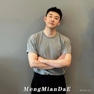 [Masked DE] YSL Saint Laurent Chest English Small Logo Letter Embroidery Short-Sleeved T-Shirt Men W