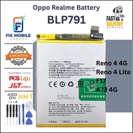 High quality BLP791 battery for Oppo Reno 4 4G / Reno 4 Lite / F17 / A73 4G (4015mAh) batteri [ Fix 