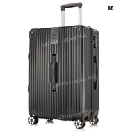 HANK กระเป๋าเดินทาง 20 24 28นิ้ว Trolley Bag กระเป๋าเดินทางล้อลาก รุ่นซิป กรณีรถเข็น กระเป๋าเครื่องสำอาง 14นิ้ว Suitcase 003&amp;B13