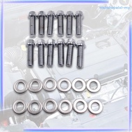 [WishshopelxlMY] Intake Manifold Bolt Kit Replacement Accs Exhaust Automotive 3/8-16 1 Bolts