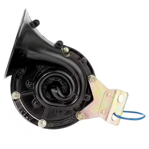 300DB Loud Air Snail Single Horn Electric Bullhorn Super Loud Air Horn For 12V Car Truck Lorry SUV R