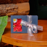 HH11 Flower Gift Box with Money Tray Meaningful Gift for March 8, Birthday, Valentine's Day