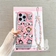 GANTUNGAN Jelly 2 In 1 Snoopy Case Realme Note 70 C85 Pro C75X Note 60 60X C71 C75 Gd2H1K6 Pop Cute 