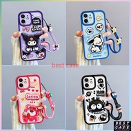 Casing iPhone 11 Pro Max Casing iPhone 11 Pro Casing iPhone 11 Casing Strawberry Bear Kuromi Cartoon