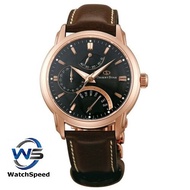 Orient Star SDE00003B0 Automatic Japan Sapphire Black Dial 100M Men's Watch