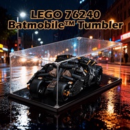 Display Storage Box Akrilik 亚克力展示收纳盒 Kotak Serbaguna Dust Cover For Lego 76240 Dark Knight Tumbler B