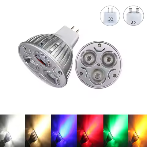 Bright 9W 12W 15W GU10 LED bulb light 85-265V LED Energy Saving Spotlight White/Red/Yellow/Blue/Gree