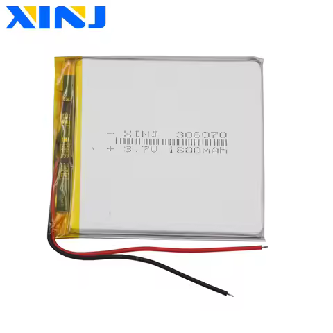 3.7V 1800mAh 6.66Wh Rechargeable Li Lithium Battery 306070 Lipo Repair For PDA PSP Power Bank Blueto