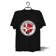 DENMARK FOOTBALL TEAM T-SHIRT DTF SCREEN PRINTING/DTG