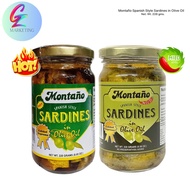 hotjMontaño Spanish Style Hot / Mild Spicy Sardines in Olive oil 228 grams