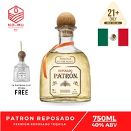 Patrón Reposado Tequila (700ML) + 1x FREE PATRON CUP – Premium Aged Tequila