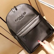 Ready stock LOCAL COACH bagpack black version with embossed font man casual stylo charles bagpack ca