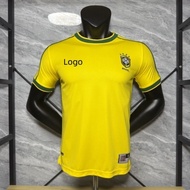 Retro Edition  1998 Brazil Home  Jersey Short Sleeve Men's T-shirt