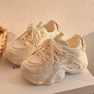 Zhao Lusi Daddy Shoes Women Spring Mesh Breathable All-Match Thick-Soled Sneakers Women's Shoes#赵露思老
