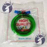 STAINLESS STEEL FLEXIBLE LPG HOSE 1.25m or 1.50meter or 2.00meter GOLDEN DEER FLEXIBLE HOSE GREEN HO