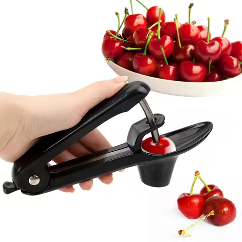 HILIFE Kitchen Accessories Cherry Core Seed Remover Cherry Pitter Plastic Fruits Gadgets Tools Olive
